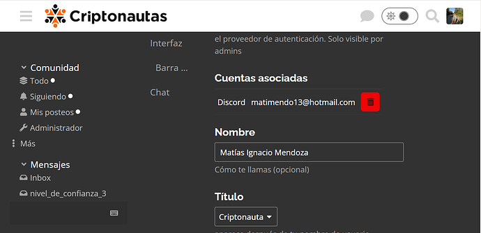 Vincular discord y criptonautas 2